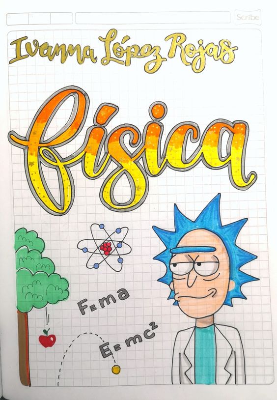 Portadas De F Sica Dibujos Ideas F Ciles Y Bonitas Im Genes Para