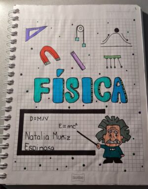 Portadas de Física Dibujos ideas fáciles y bonitas Imágenes para