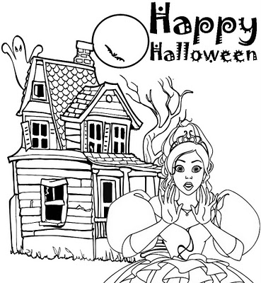 Happy Halloween Coloring Pages 10