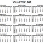 Calendarios 2015 para imprimir o compartir