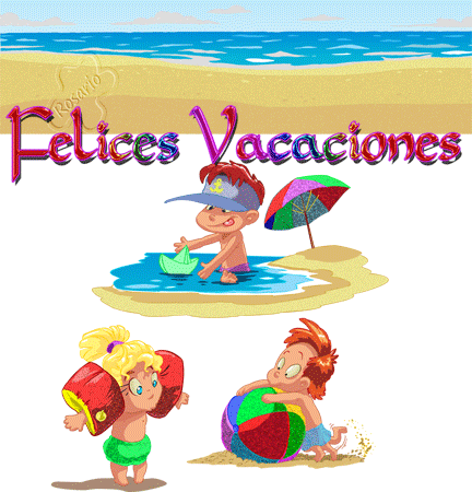 Divertidos gifs animados de felices vacaciones para compartir | Imágenes  para whatsapp