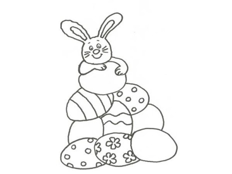 8820-dibujo-de-un-conejo-con-huevos-de-pascua-para-colorear-con-ninos