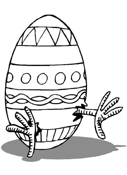 Huevos Pascua Colorear 7