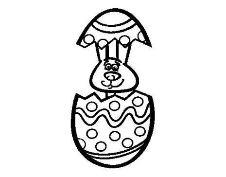 conejito-en-un-huevo-de-pascua-colorear