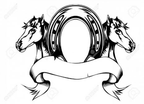 herradura15975043-vector-illustration-heads-horses-and-horse-shoe-stock-photo