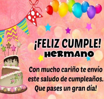 Tarjeta De Cumpleaños Para Un Hermano Muy Querido - Compartir Tarjeta