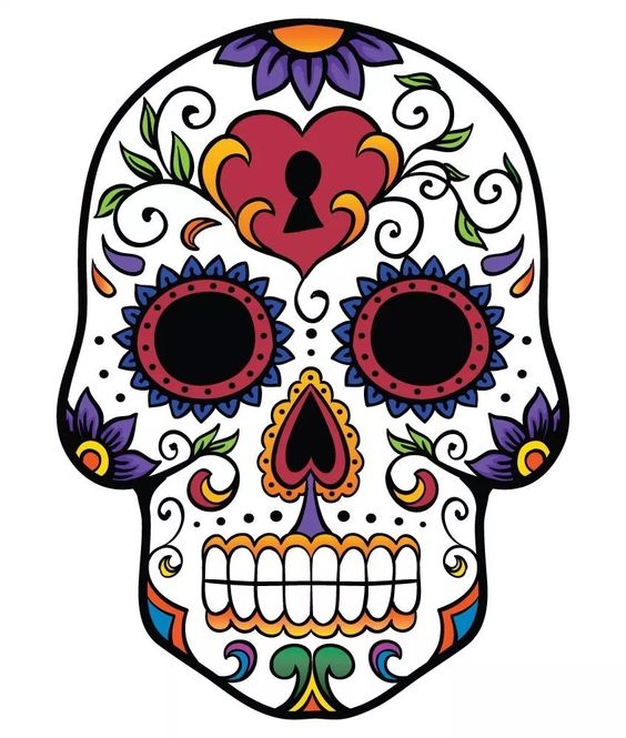 Esqueletos tipo mexicanos, Calacas, Catrinas y calaveras para pintar o  compartir en Halloween o Día de los Muertos | Imágenes para whatsapp